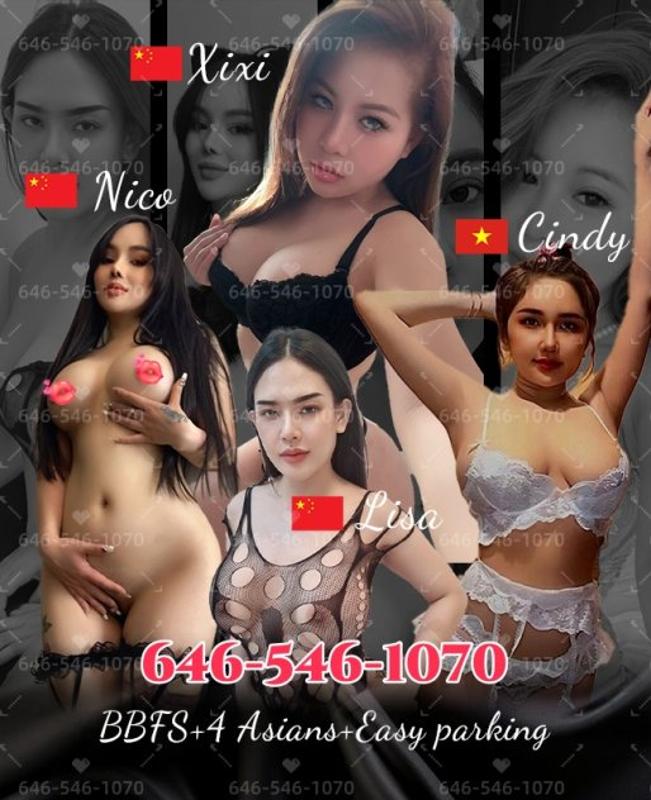 ❤We are 4 asian gals who can do BBFS/Parking no problem ❤646-546-1070