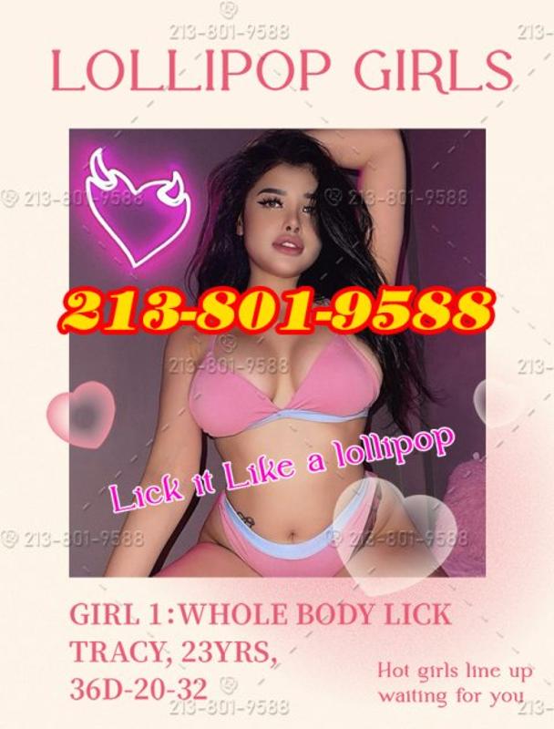 🍩Horny cookie crazy for Lollipops Squeezing&Tickling👅213-801-9588